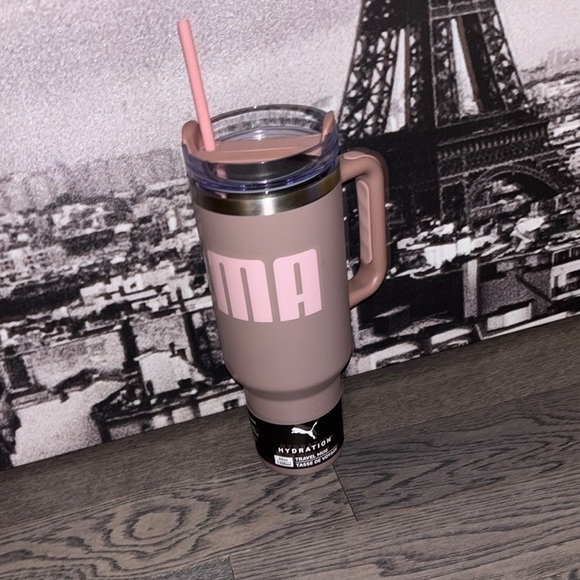 Puma Brown Water Bottle Thermos for Dining - Picture 4 of 8